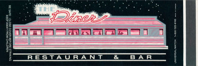 The Diner Matchbook Print