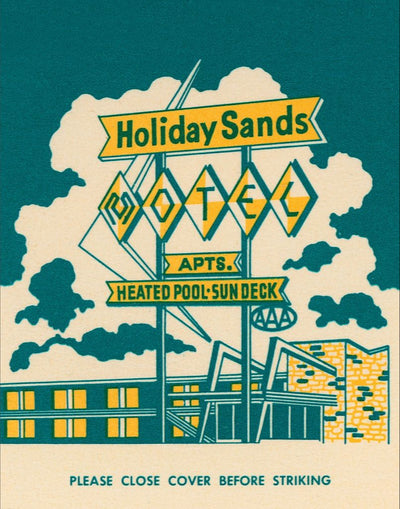 Holiday Sands Motel Matchbook Print