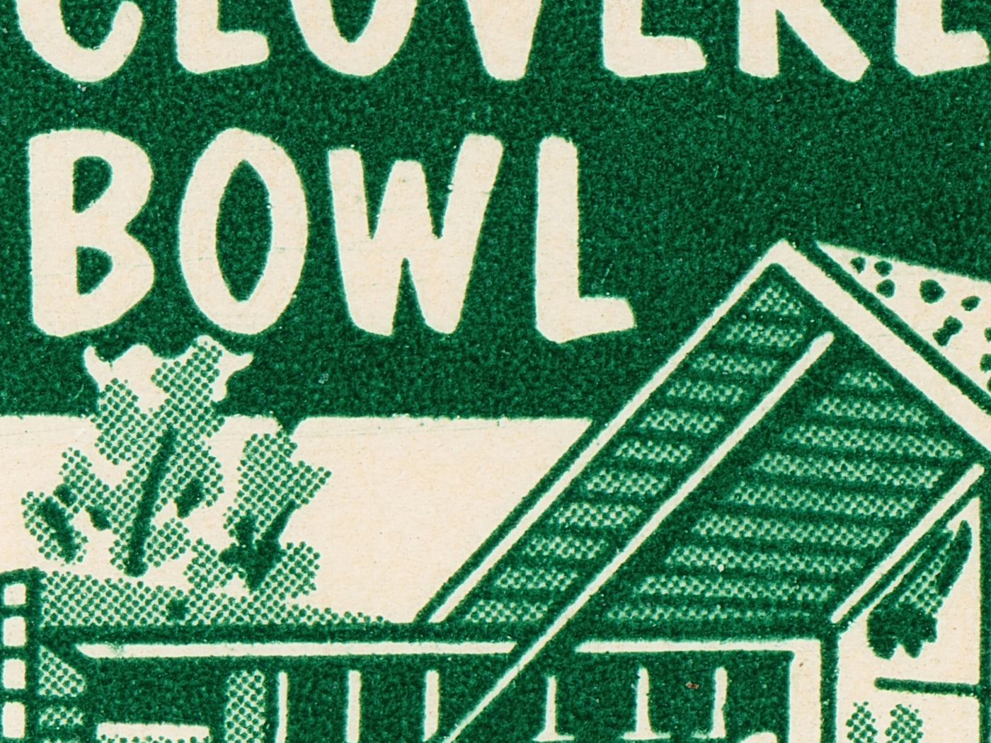 Cloverleaf Bowl Matchbook Print