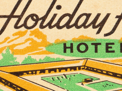 Holiday House Hotel Matchbook Print
