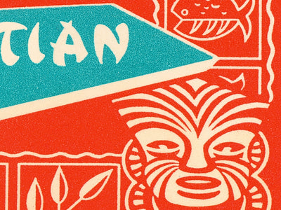 Tahitian Inn Matchbook Print