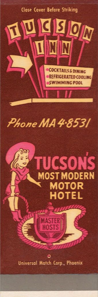 Tucson Inn Matchbook Print