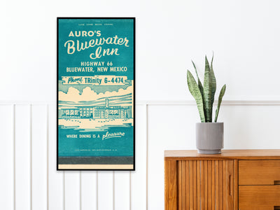 Auro's Bluewater Inn Matchbook Print