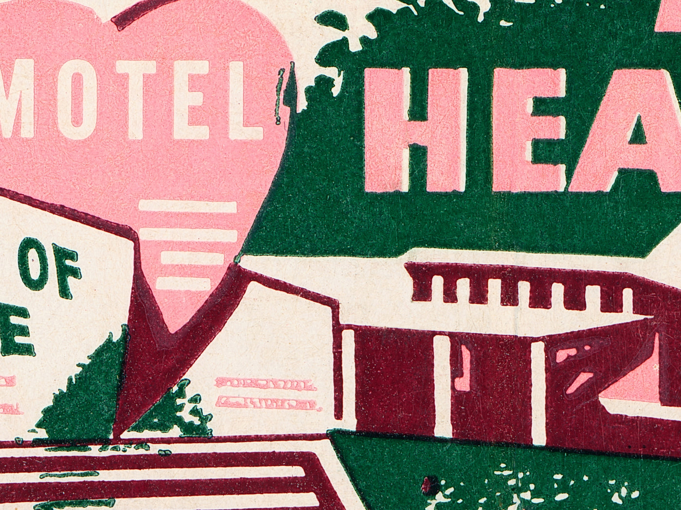 Heart of Dixie Motel Matchbook Print