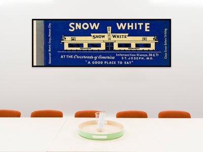 Snow White Restaurant Matchbook Print
