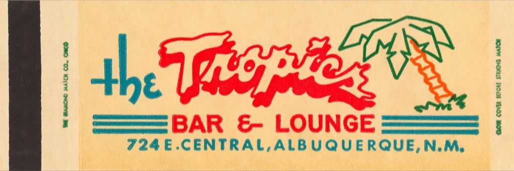 Tropics Bar & Lounge Matchbook Print