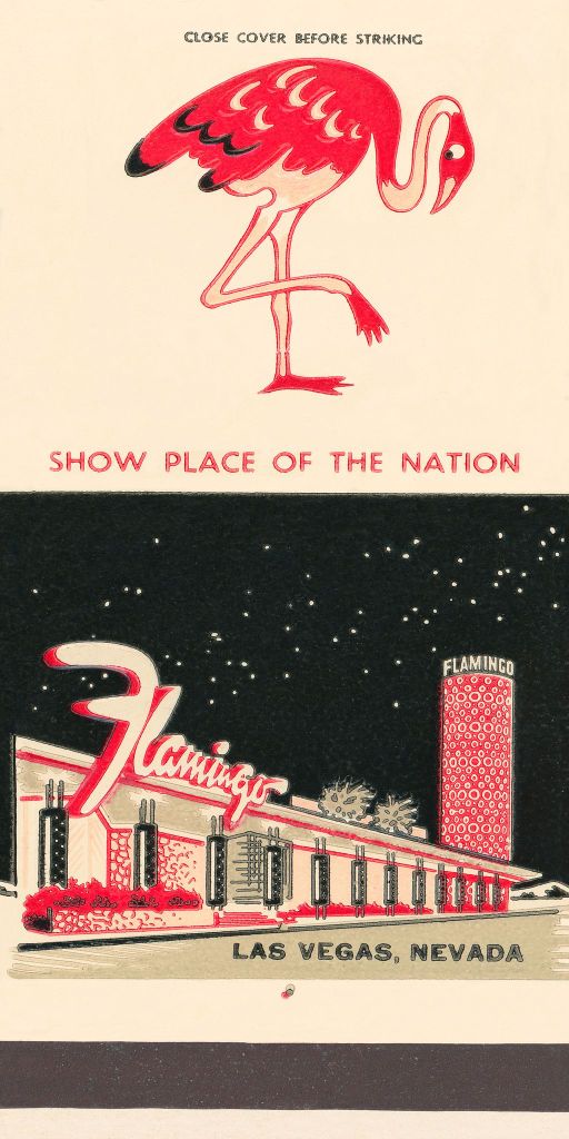 Menu De Restaurant Vintage The Flamingo Hotel - Las Vegas - 4 Juin 1955 - Pièce De Collection