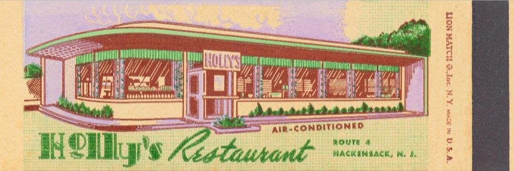 Holly's Restaurant Matchbook Print