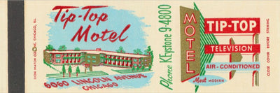 Tip Top Motel Matchbook Print