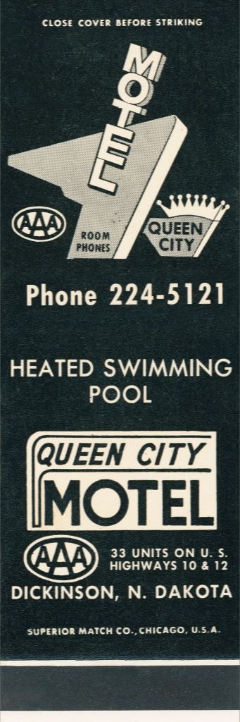 Queen City Motel Matchbook Print