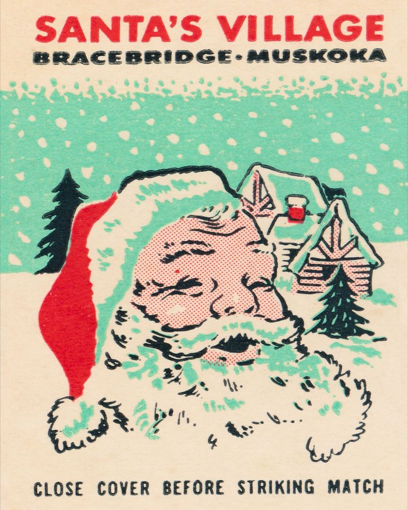 Santa's Village Matchbook Print