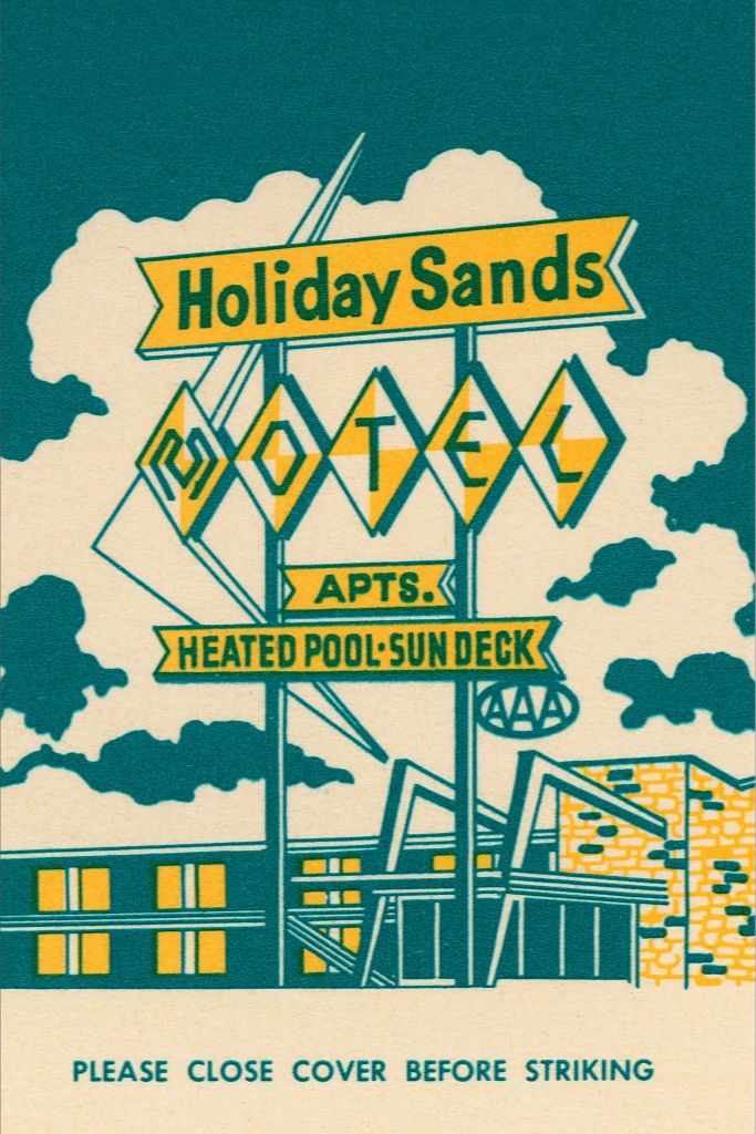 Holiday Sands Motel Matchbook Print
