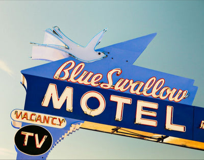 Blue Swallow Motel Close Up