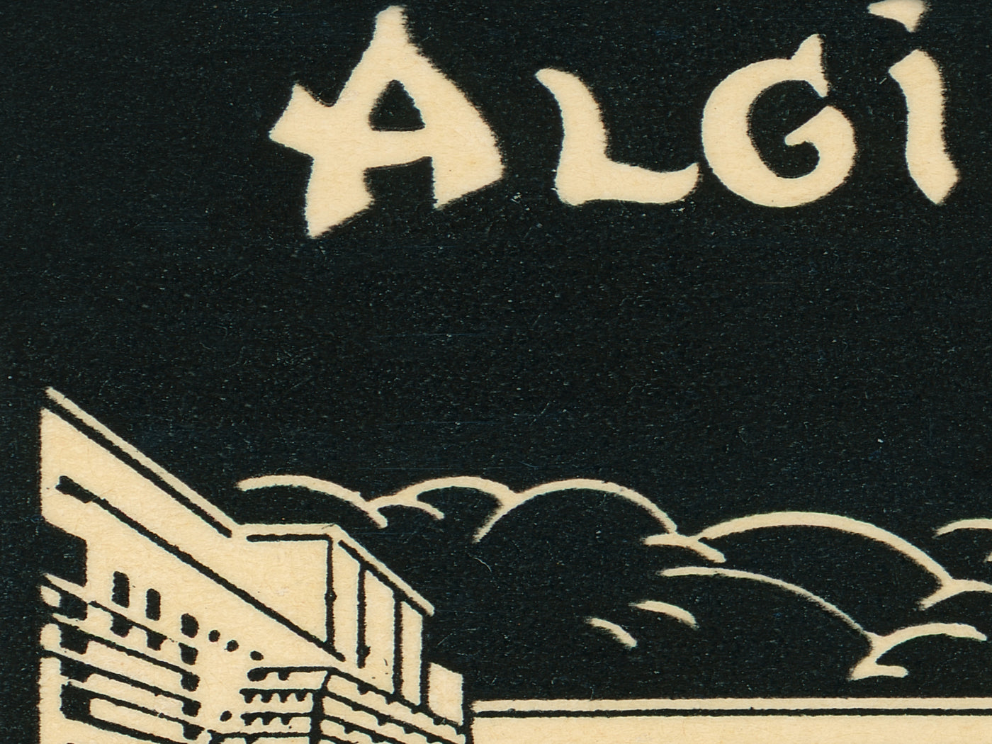 Algiers Motor Hotel Matchbook Print