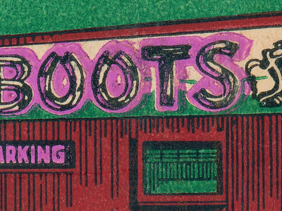 Boots 'N Saddles Matchbook Print