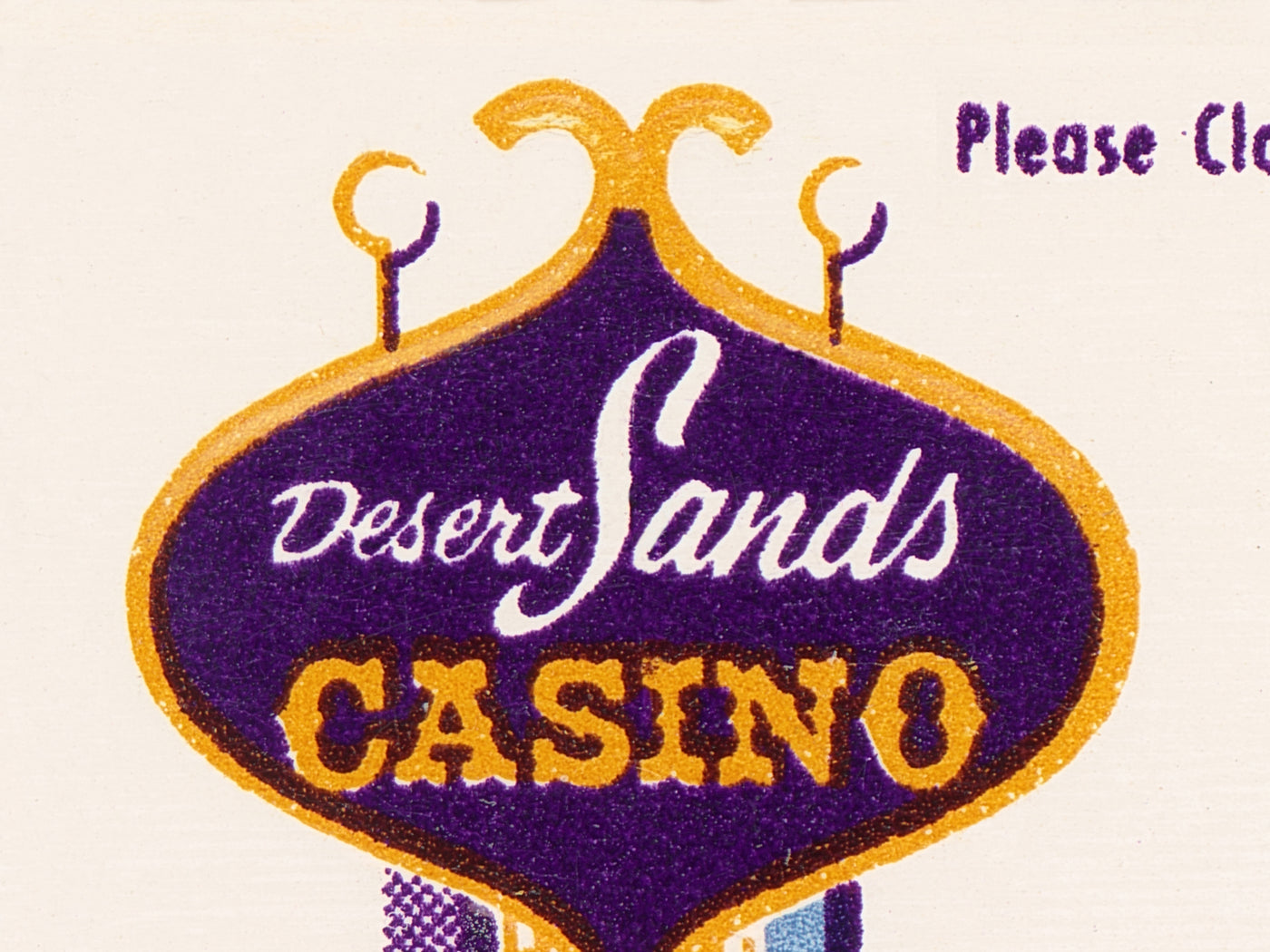 Desert Sands Casino Matchbook Print