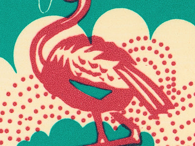 Flamingo Lounge Matchbook Print