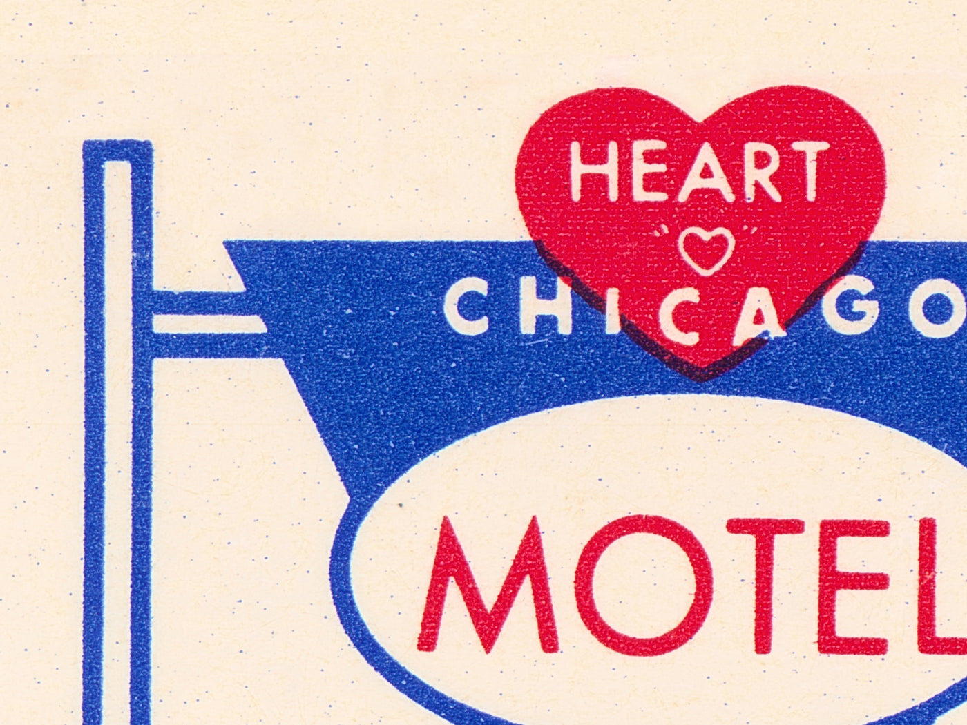 Heart O' Chicago Motel Matchbook Print