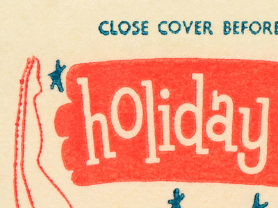 Holiday Motel Matchbook Print