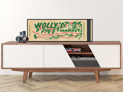 Holly's Market Matchbook Print