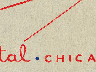 Hotel Continental Chicago Matchbook Print