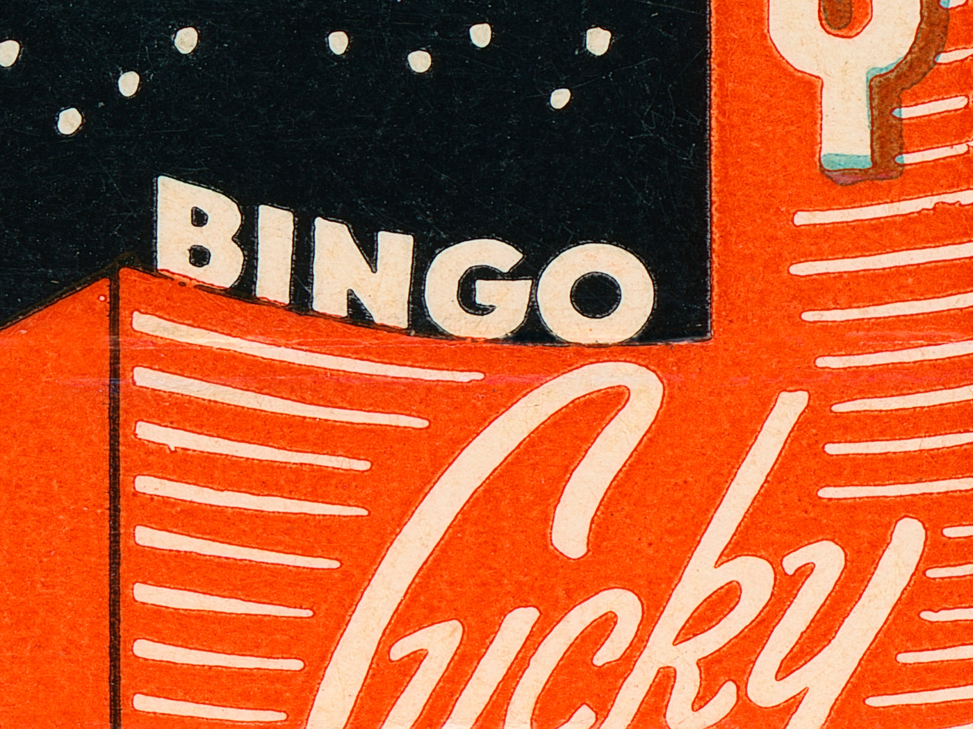 Lucky Casino Matchbook Print