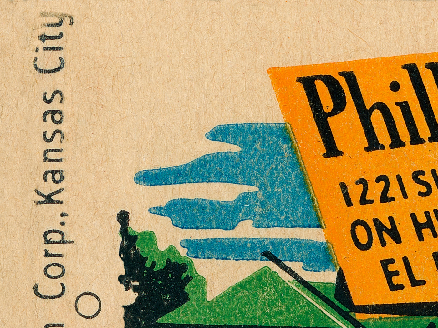 Phillips Courts Matchbook Print