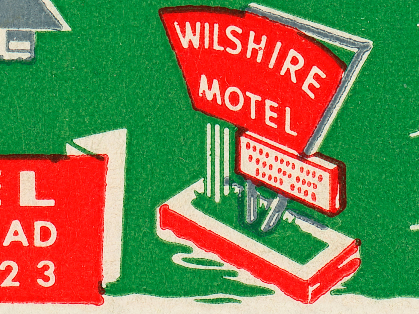 Wilshire Motel Matchbook Print