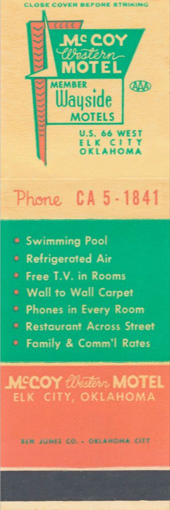 McCoy Western Motel Matchbook Print
