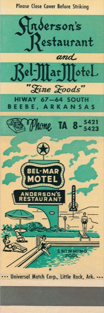 Bel-Mar Motel Matchbook Print
