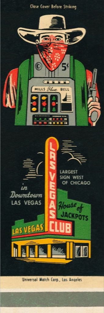 Las Vegas Club Matchbook Print