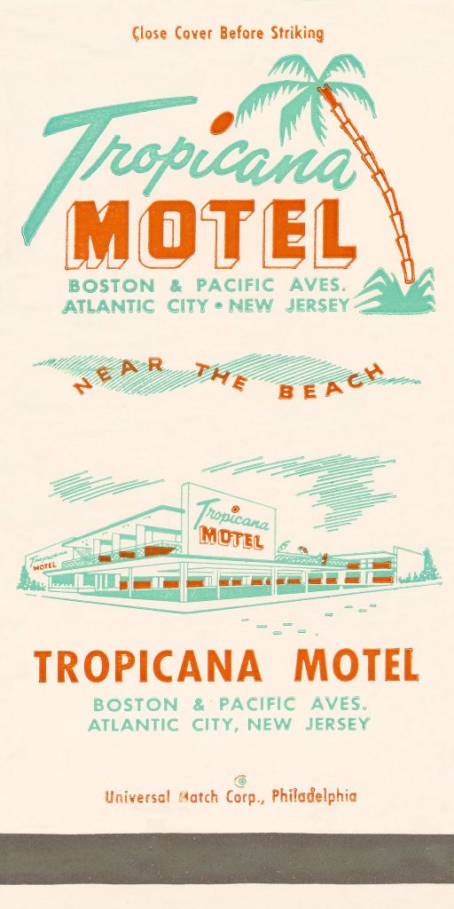Tropicana Motel Matchbook Print