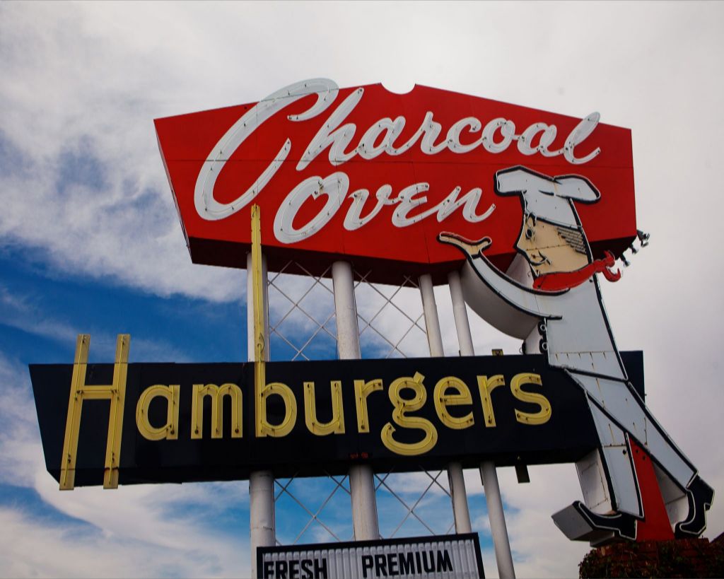 Charcoal Oven Hamburgers